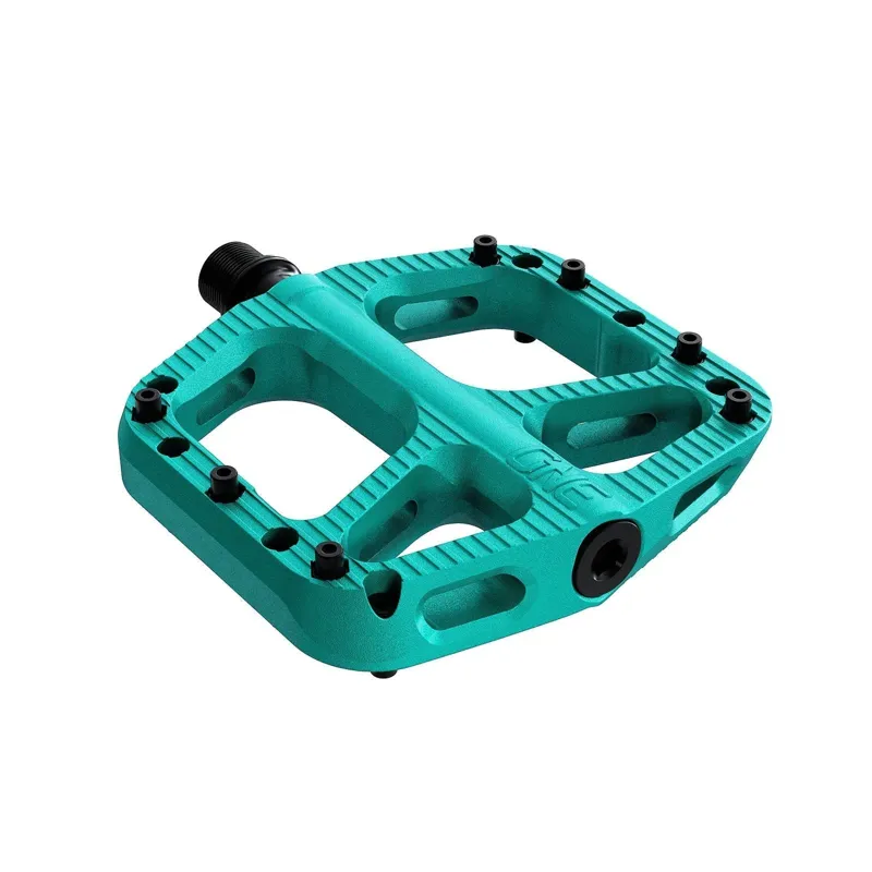 OneUp Small Flat Composite Pedals in Turquoise-1
