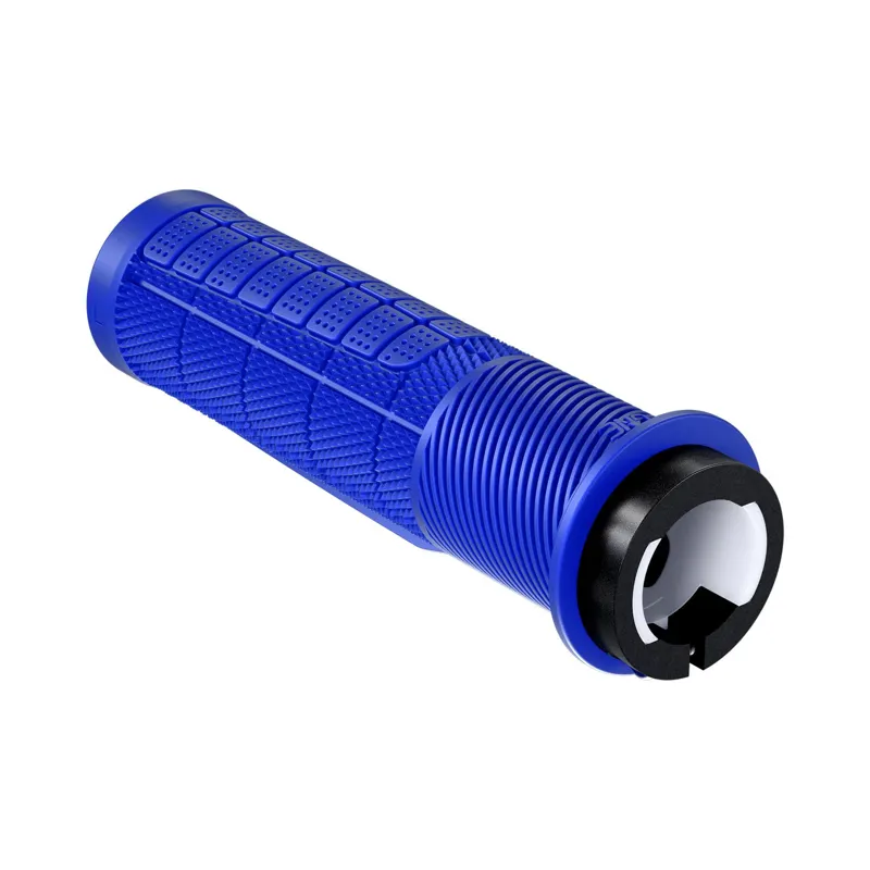 OneUp Thick Lock-On Grips in Blue-1