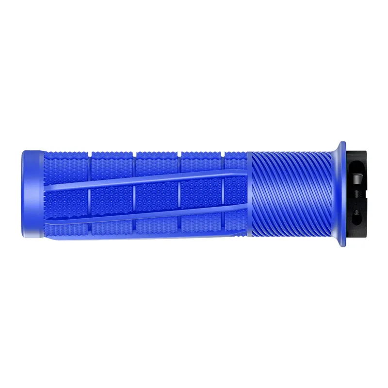 OneUp Thick Lock-On Grips in Blue-3