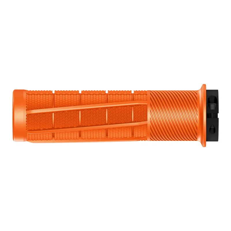 OneUp Thick Lock-On Grips in Orange-3