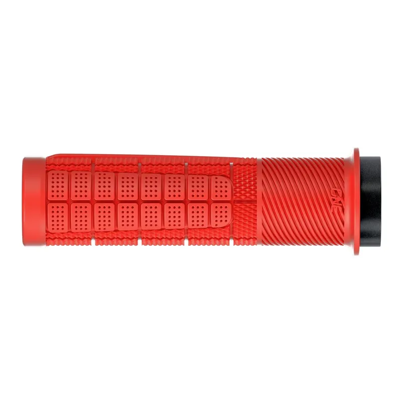 OneUp Thick Lock-On Grips in Red-2