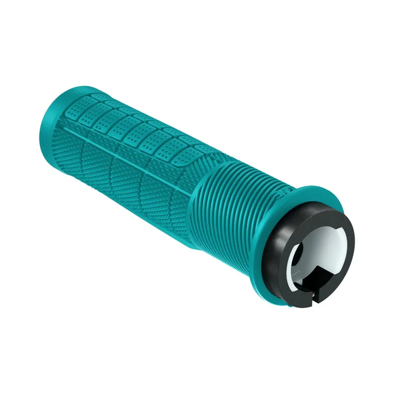 OneUp Thick Lock-On Grips in Turquoise-1