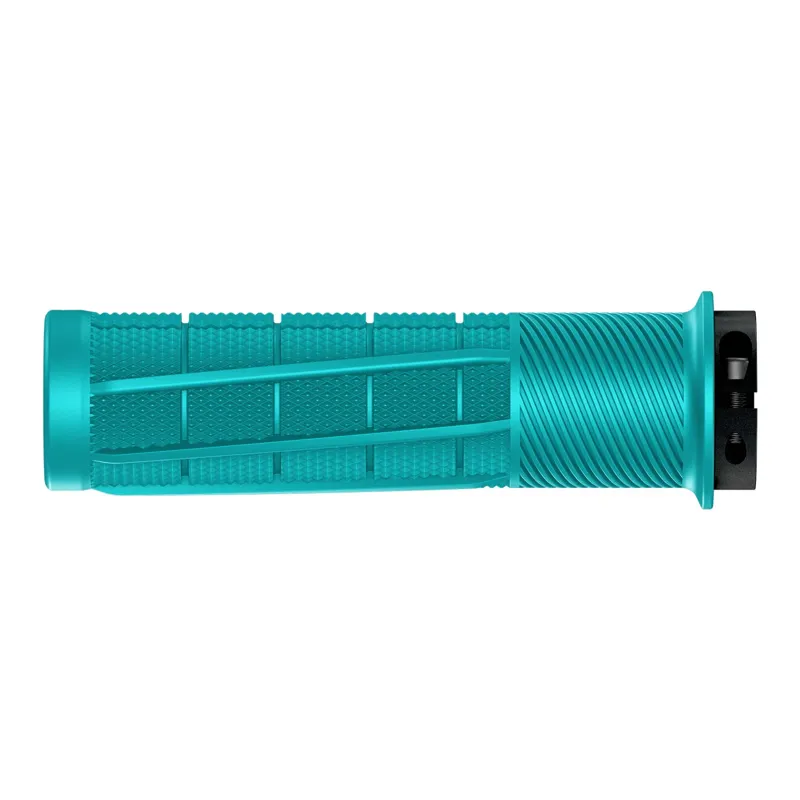 OneUp Thick Lock-On Grips in Turquoise-3