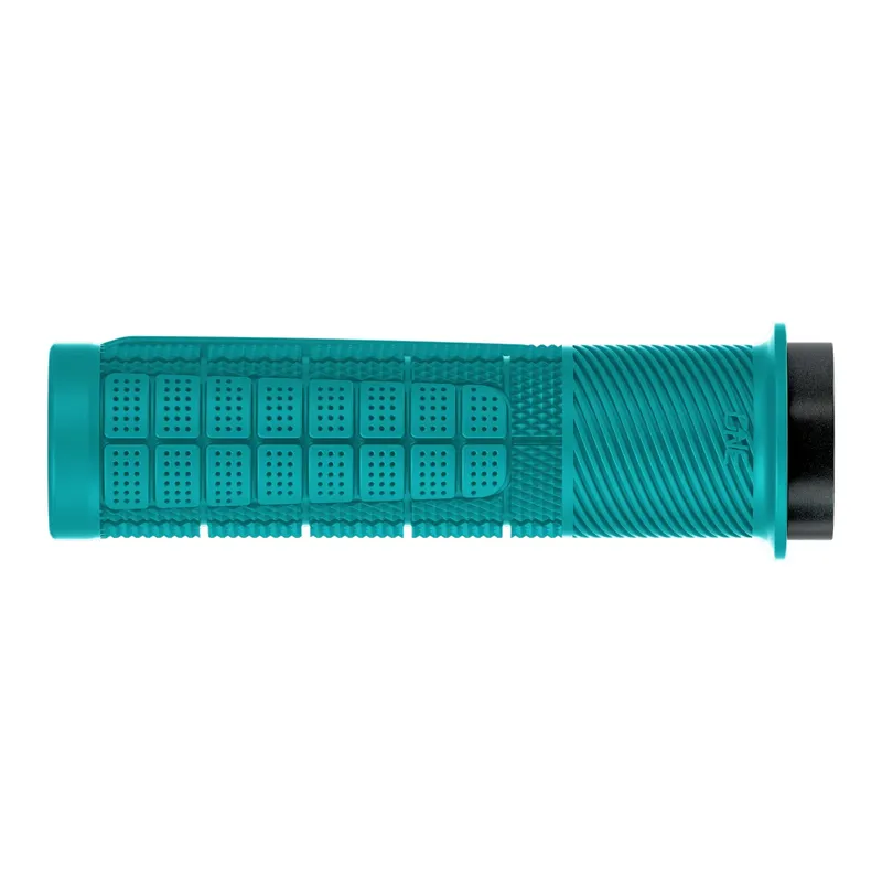 OneUp Thick Lock-On Grips in Turquoise-2