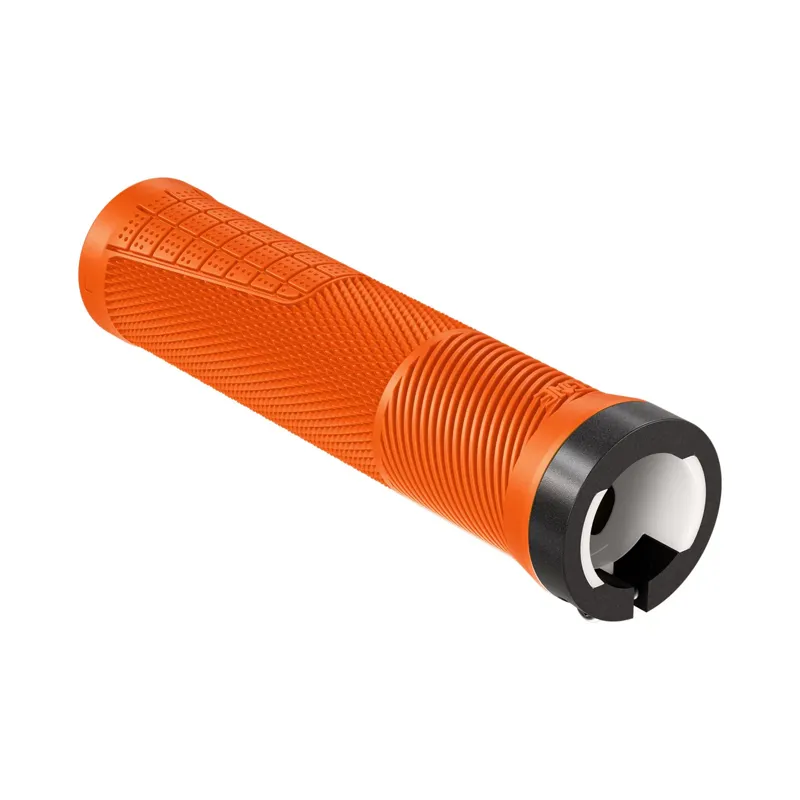 OneUp Thin Lock-On Grips in Orange-1