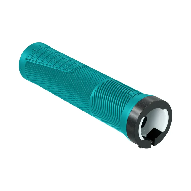 OneUp Thin Lock-On Grips in Turquoise-1