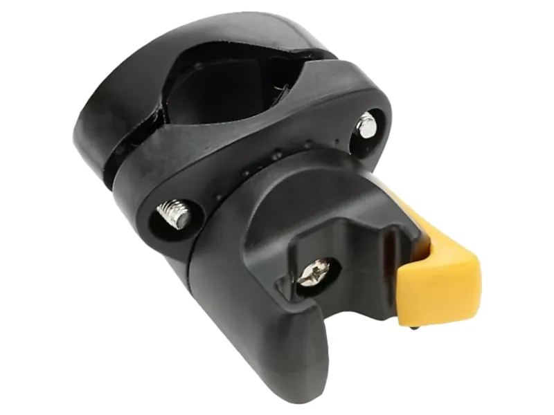 Onguard D Lock Bracket Clamp in Black/Yellow