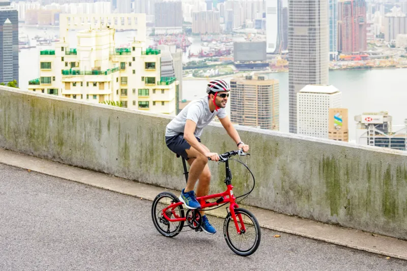 Tern BYB P10 Folding Bike 2026 in Satin Metallic Red-10