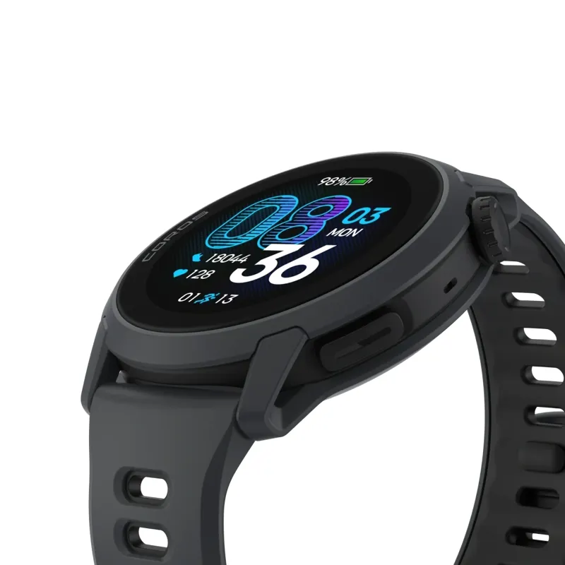 Coros PACE 4 GPS Sport Watch in Black Silicone-4
