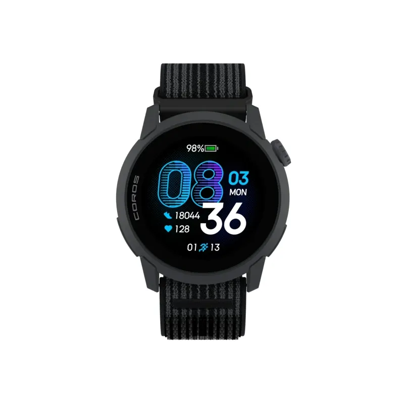 Coros PACE 4 GPS Sport Watch in Black Nylon-1