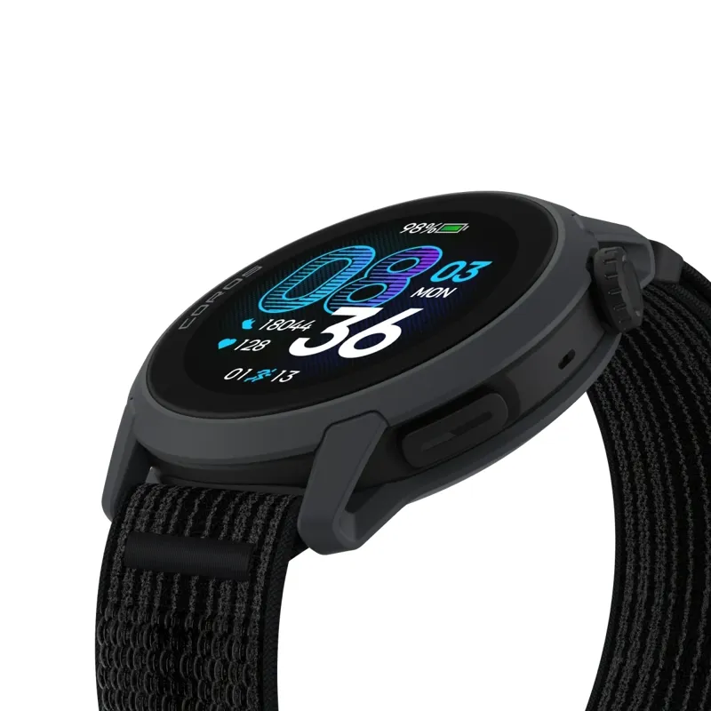 Coros PACE 4 GPS Sport Watch in Black Nylon-4