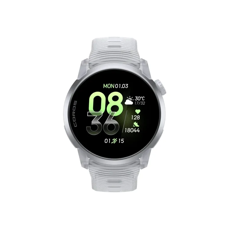 Coros PACE 4 GPS Sport Watch in Silicone White Cloud-1