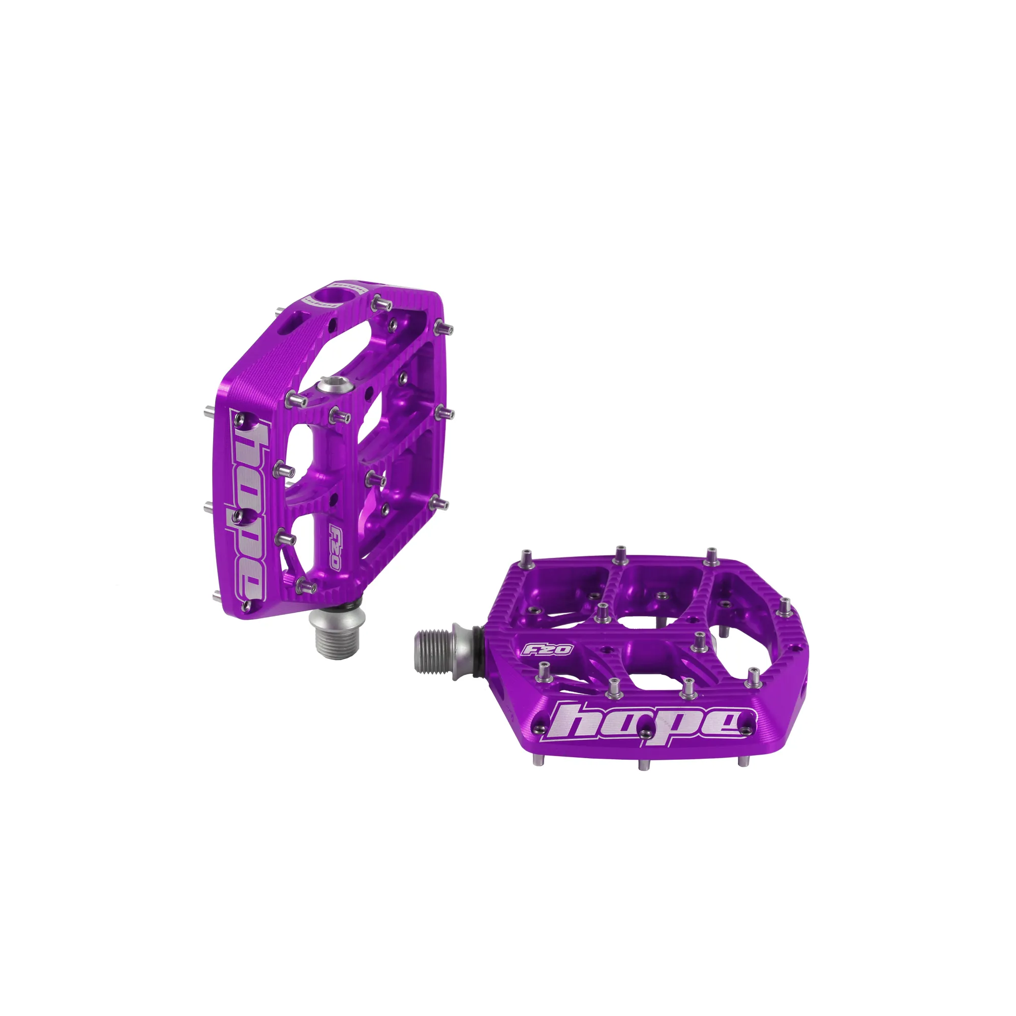 Hope F20 Pedals in Purple - Main Image