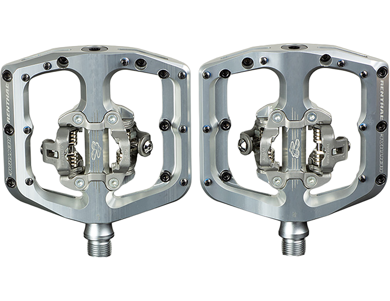 Renthal Revo-DHC Clip Pedals in Silver