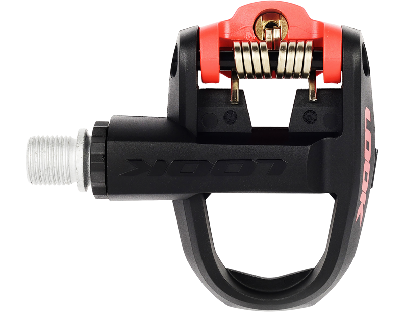 Look Keo Classic 3 Pedals with Keo Grip Cleat in Black and Red-1
