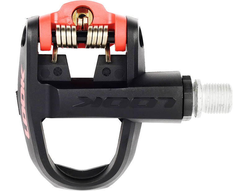 Look Keo Classic 3 Pedals with Keo Grip Cleat in Black and Red-3