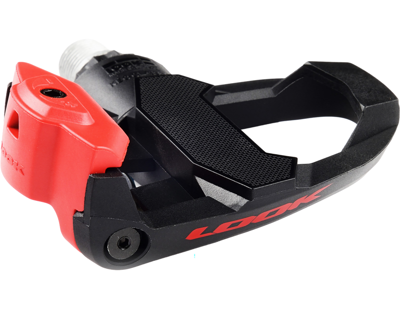 Look Keo Classic 3 Pedals with Keo Grip Cleat in Black and Red-4
