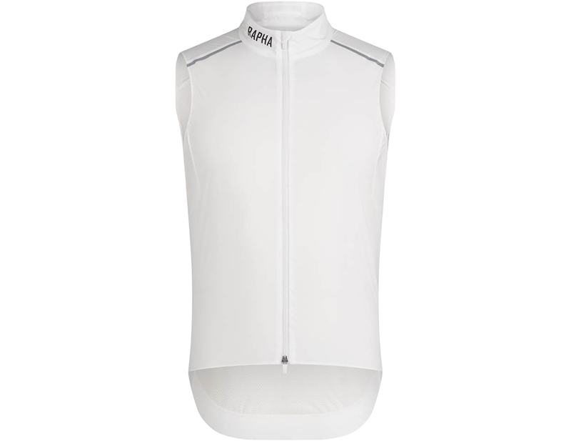 Balfes Bikes Rapha Men's Pro Team Gilet II in White/Black | Free postage over £30, £10 off first order, price match & 0% finance.
