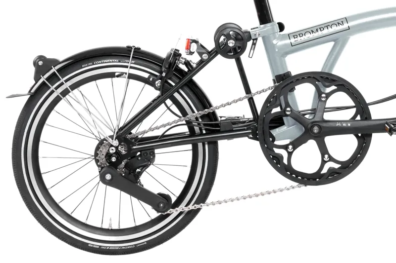 Brompton P Line 4-Speed Folding Bike 2025 in Lunar Ice-4