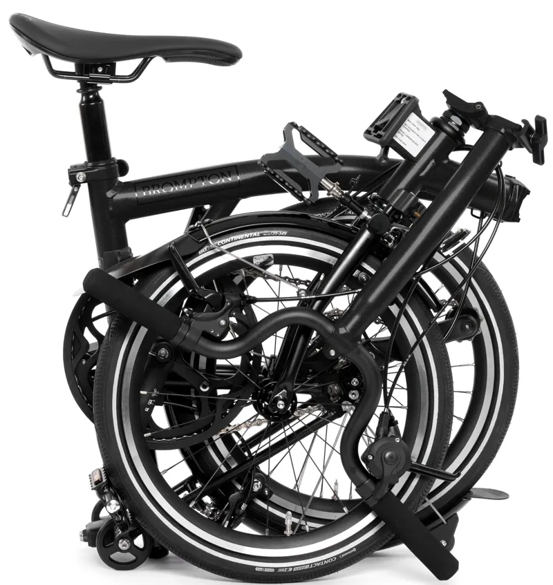 Brompton P Line 4-Speed Folding Bike 2025 in Midnight Black-3