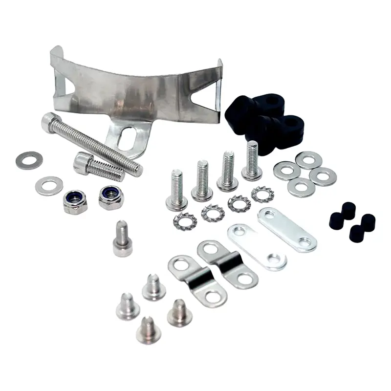 Balfes Bikes Frog Bikes Frog Adjustable Mudguard Mounting Parts in Silver | Free postage over £30, £10 off first order, price match & 0% finance.