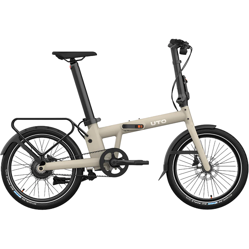Balfes Bikes Uto UTO Afternoon PRO20 Electric Folding Bike 2027 in Satin Taupe. | Free postage over £30, £10 off first order, price match & 0% finance.