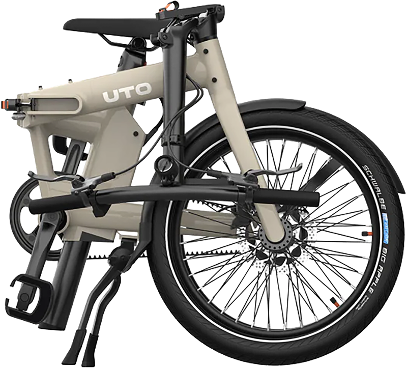 UTO Afternoon PRO20 Electric Folding Bike 2027 in Satin Taupe.-2