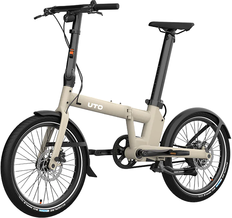 UTO Afternoon PRO20 Electric Folding Bike 2027 in Satin Taupe.-4