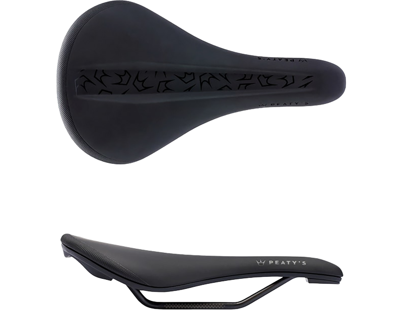 Peaty's Monarch 4130 Rail/Nylon Base Saddle in Black