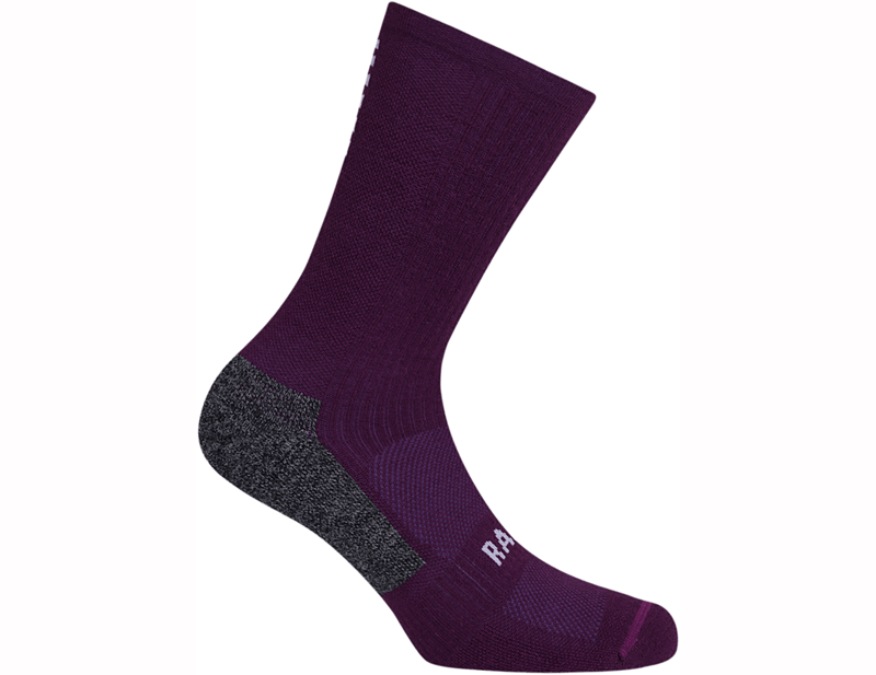Rapha Pro Team Winter Socks in Plum/White-1