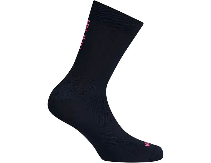 Rapha Pro Team Sock II Regular in Dark Navy/Hi-Vis Pink-1
