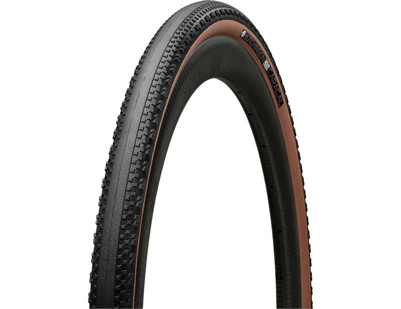 Hutchinson Caracal Tubeless Ready 700c Gravel Tyre in Tan Wall