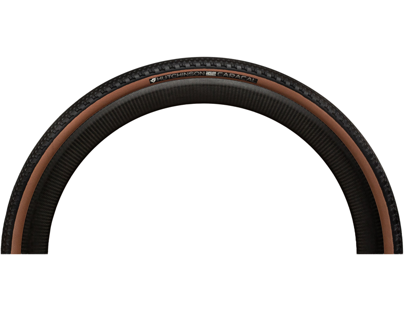 Hutchinson Caracal Tubeless Ready 700c Gravel Tyre in Tan Wall-2