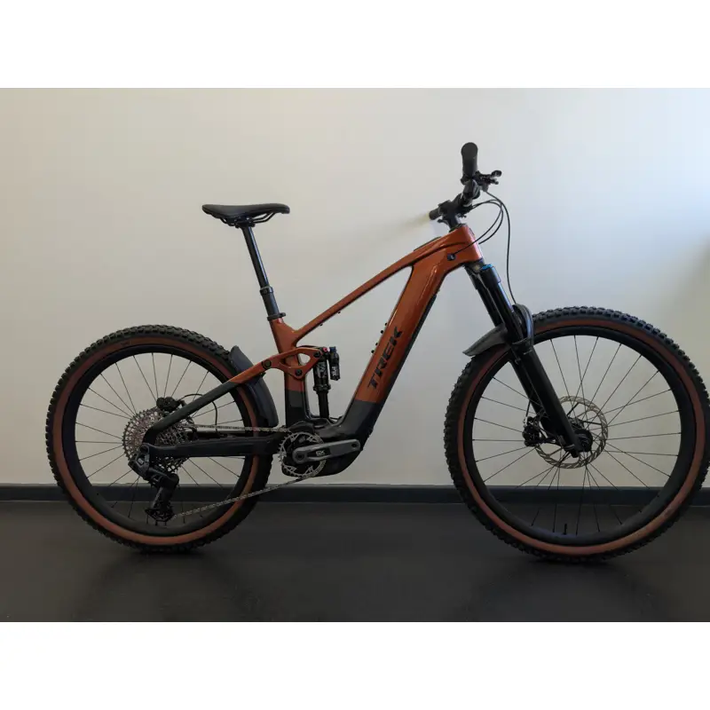 Balfes Bikes EX Demo Trek Rail+ 9.8 GX AXS T-Type Gen 5 Electric Full Suspension Mountain Bike Medium 2026 in Pennyflake | Free postage over £30, £10 off first order, price match & 0% finance.