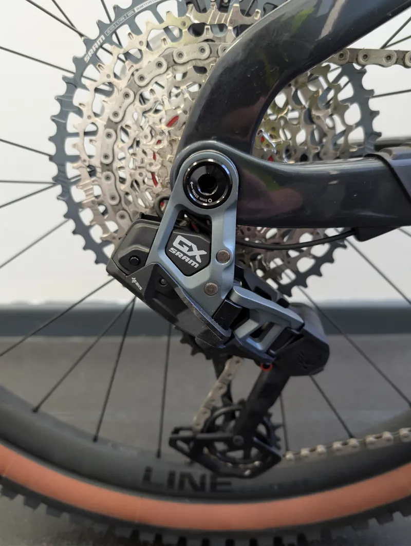 EX Demo Trek Rail+ 9.8 GX AXS T-Type Gen 5 Electric Full Suspension Mountain Bike Medium 2026 in Pennyflake-2