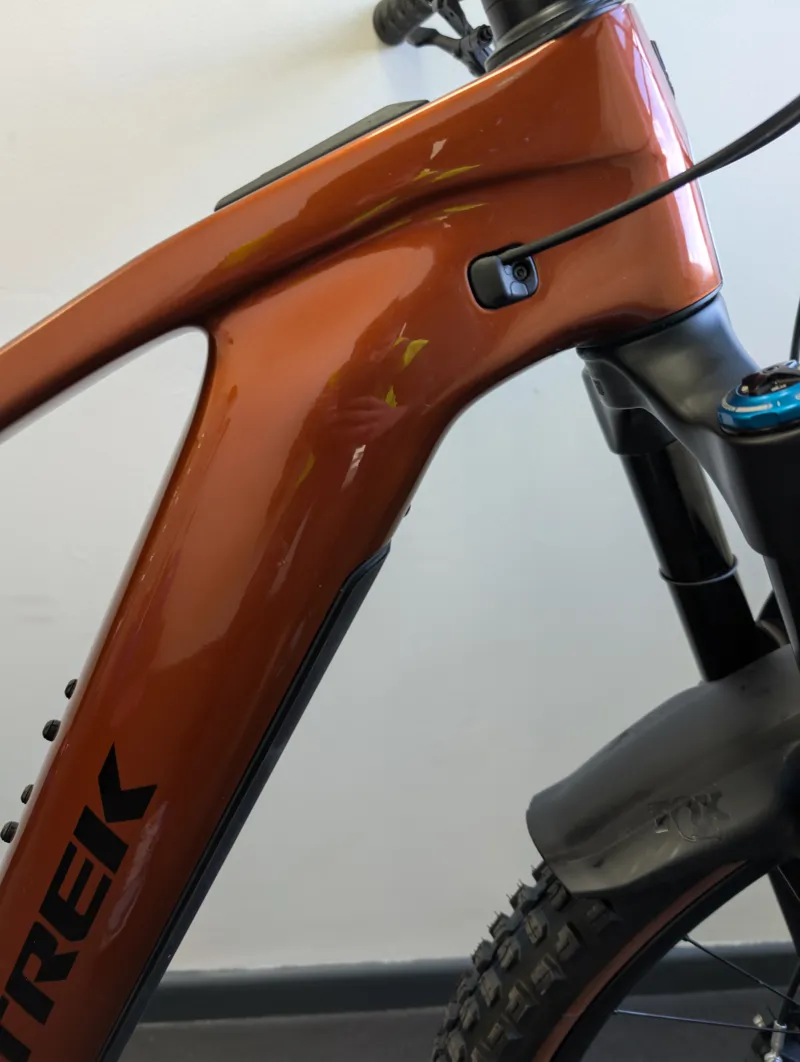 EX Demo Trek Rail+ 9.8 GX AXS T-Type Gen 5 Electric Full Suspension Mountain Bike Medium 2026 in Pennyflake-3