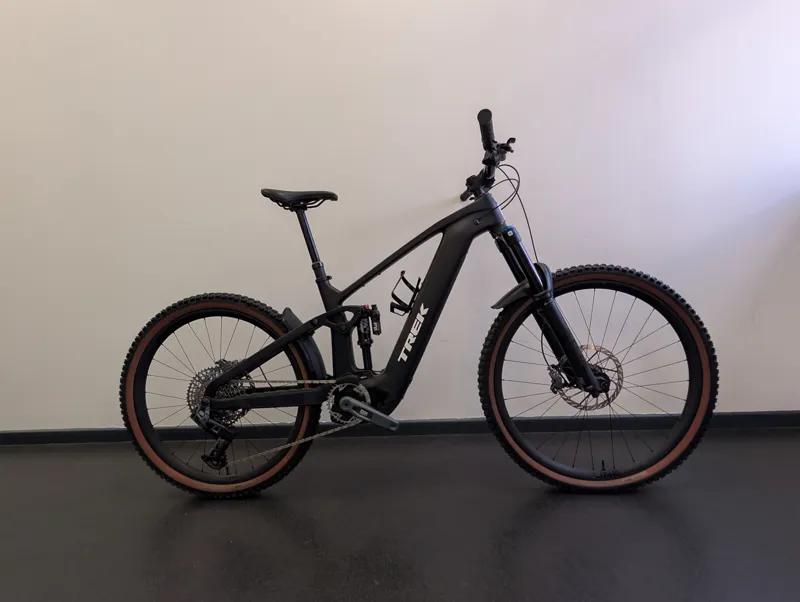 EX DEMO Trek Rail+ 9.8 GX AXS T-Type Gen 5 Electric Full Suspension Mountain Bike Medium 2026 in Deep Smoke