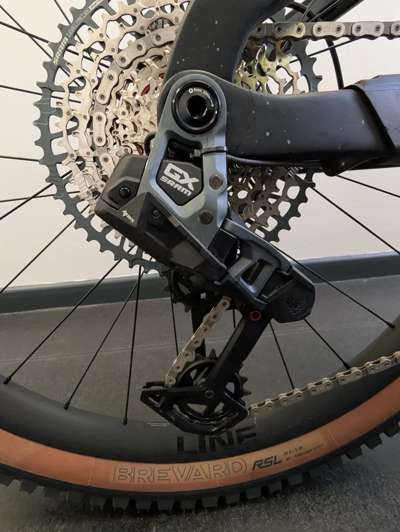 EX DEMO Trek Rail+ 9.8 GX AXS T-Type Gen 5 Electric Full Suspension Mountain Bike Medium 2026 in Deep Smoke-4