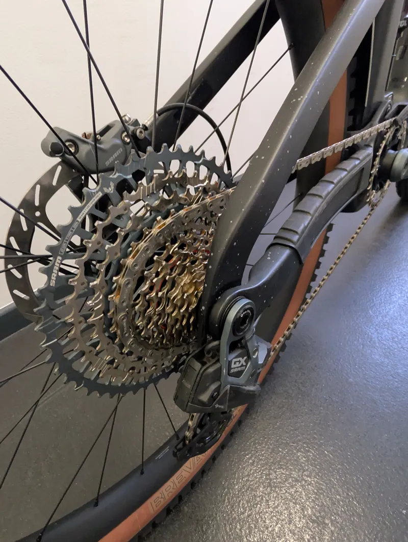 EX DEMO Trek Rail+ 9.8 GX AXS T-Type Gen 5 Electric Full Suspension Mountain Bike Medium 2026 in Deep Smoke-5