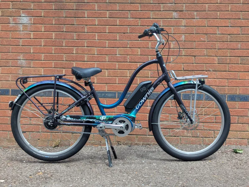 EX DEMO Electra Townie Go 5i Step Through Electric Hybrid Bike 2025 in Violet Fade including front rack-1