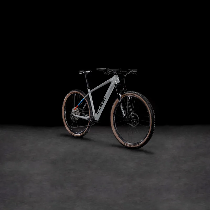 Cube Reaction c:62 Pro Mountain Bike 2024 in White Blue Red-1