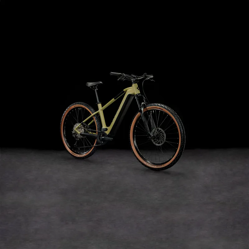 Cube Reaction Race 750 Electric Mountain Bike 2024 in Olive Green-8