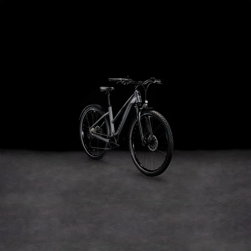 Cube Nuride Hybrid Performance 625 Allroad Trapeze Electric Hybrid Bike 2025 in Graphite-1