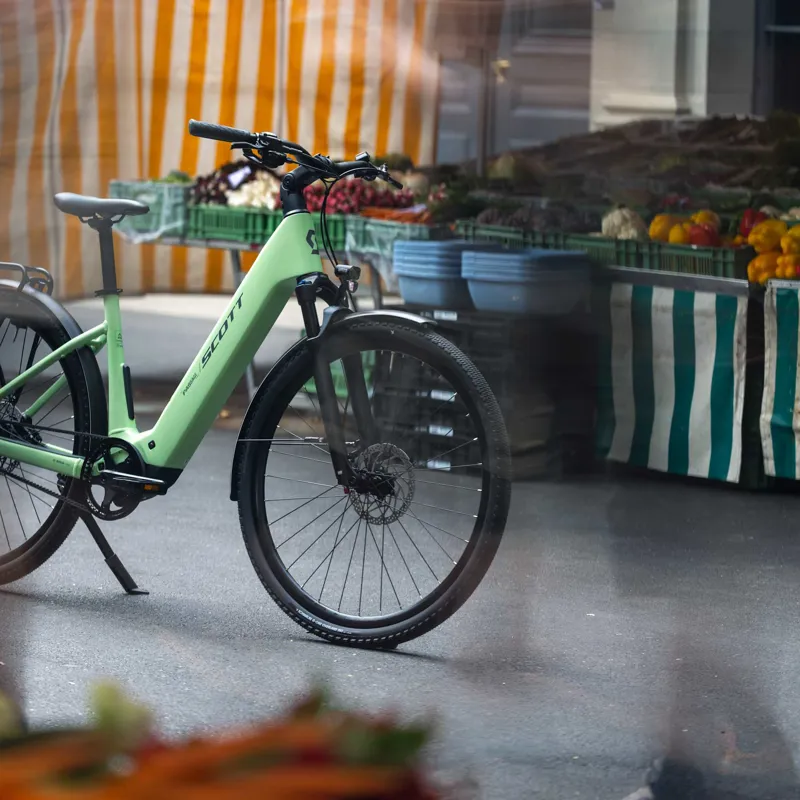 Scott Passage 10 Belt Wave Electric Hybrid Bike 2027 in Paradise Green-10