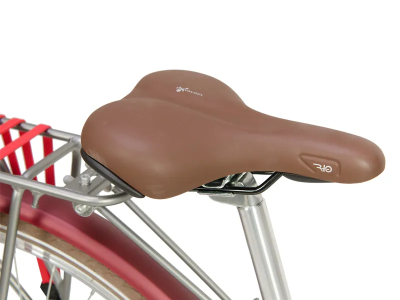 Raleigh Pioneer Grand Tour Lowstep Womens Hybrid Bike 2024 in Red-4