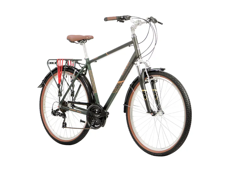 Raleigh Pioneer Trail  Hybrid Bike 2024 in Green -1
