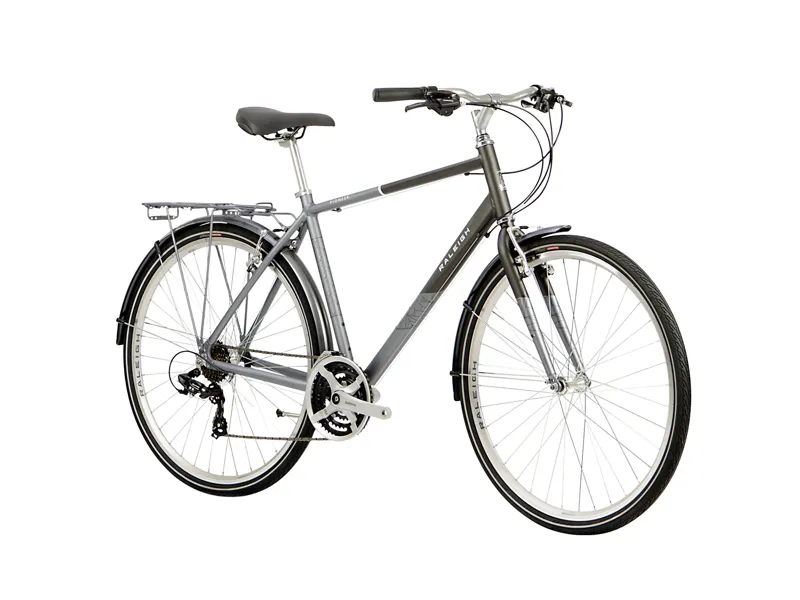 Raleigh Pioneer Hybrid Bike 2024 in Grey-1