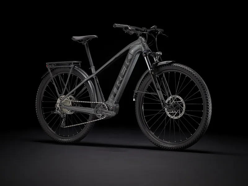 Trek Powerfly Sport 4 Equipped Electric MTB 2022 in Grey/Black-1