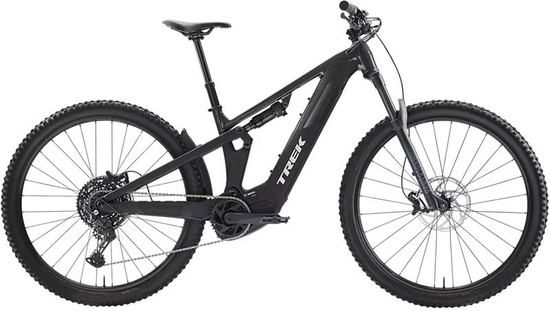 Trek Powerfly FS+ 4 800 Gen 4 S Full Suspension Mountain Bike 2027 in Lithium Trek Black