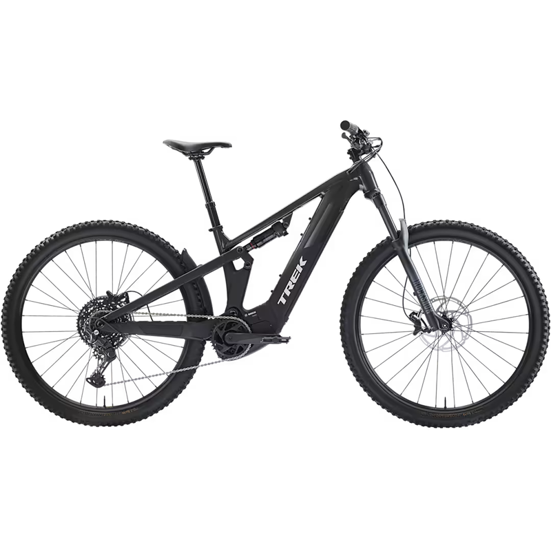 Balfes Bikes Trek Powerfly FS+ 4 800 Gen 4 S Full Suspension Mountain Bike 2027 in Lithium Trek Black | Free postage over £30, £10 off first order, price match & 0% finance.